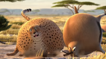 round safari animals funny
