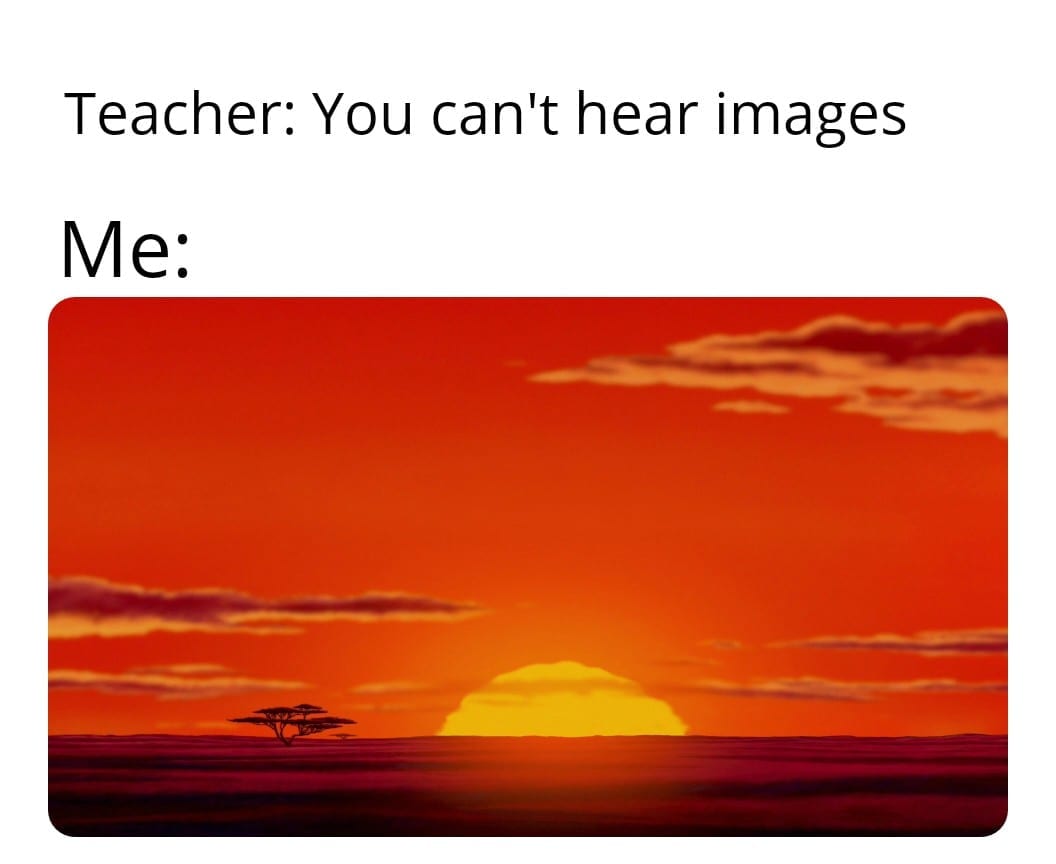 cant hear images memes