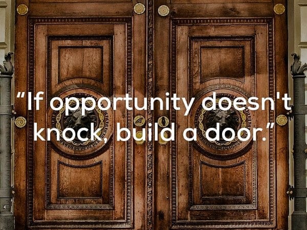 quote about opportunity
